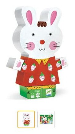 Puzzle Silhouette - La Tarte De Maman Lapin - 24 pièces