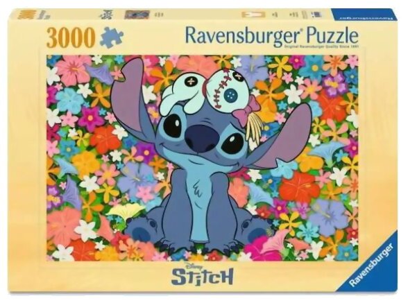 Puzzle - Stitch En Fleurs - 3000 Pièces