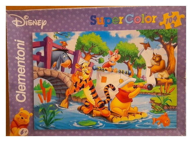 Puzzle Super Color - Winnie - 104 Pièces