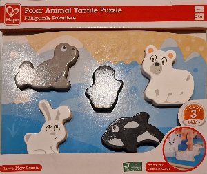 Puzzle tactile - animaux polaires