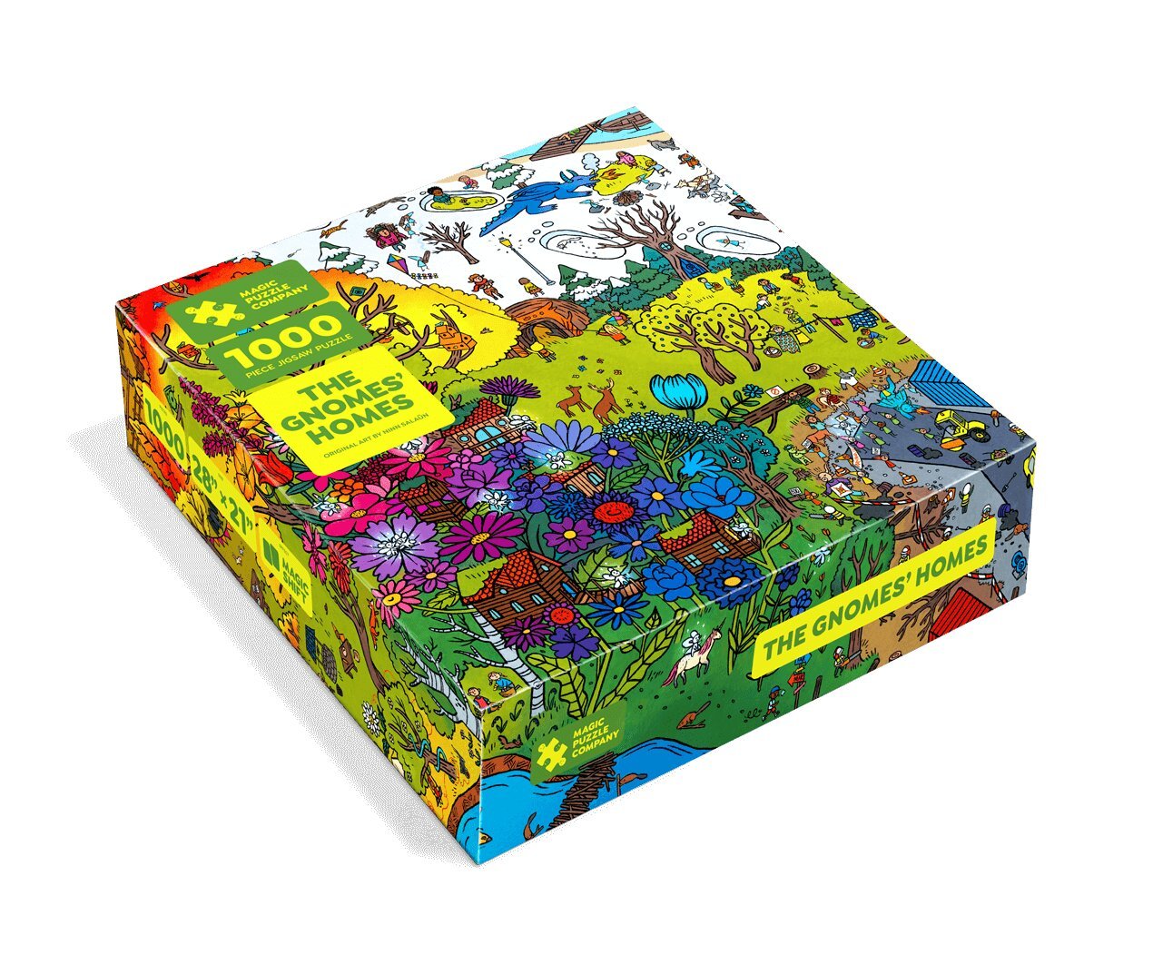 Puzzle - The gnomes' homes - 1000 Pièces