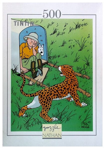 Puzzle - Tintin Au Congo - 500 Pièces