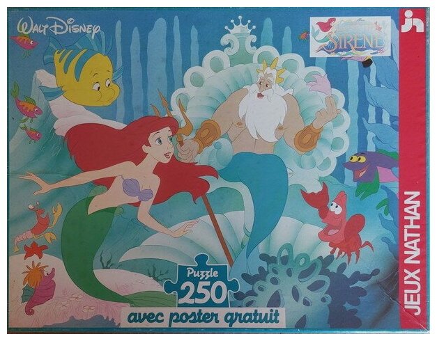 Puzzle Walt Disney La Petite Sirène Ariel Et Son Père
