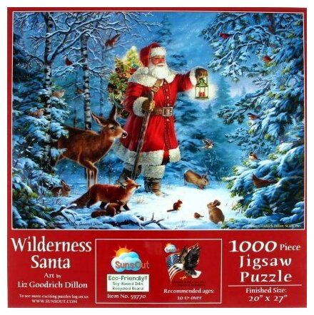 Puzzle - Wilderness Santa - 1000 Pièces
