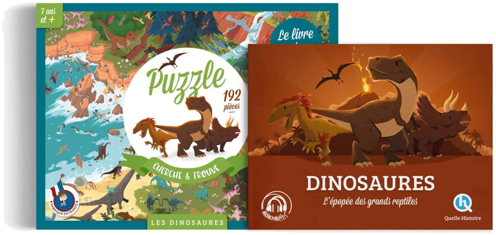 Puzzles Quelle Histoire Cherche Et Trouve Les Dinosaures