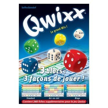 Qwixx - Bloc de Score de Recharge