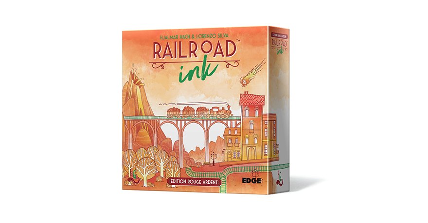 Railroad Ink : Rouge Ardent