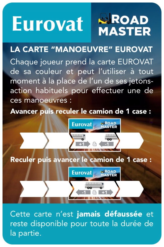 Road Master - Cartes Manoeuvre Eurovat