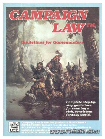 Rolemaster - Campaign Law