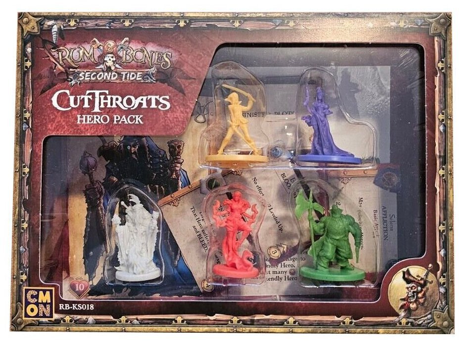 Rum & Bones Second Tide : CutThroats - Hero Pack
