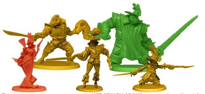 Rum & Bones Second Tide : Tusketeers - Heros Set #1