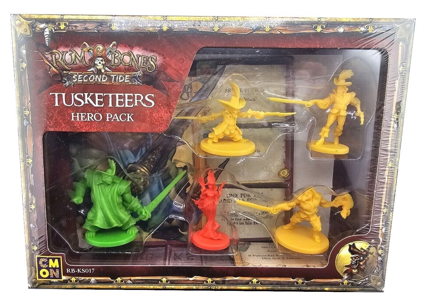Rum & Bones Second Tide : Tusketeers - Heros Set #1