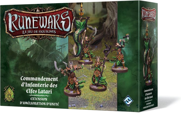 Runewars - Commandement d’Infanterie des Elfes Latari