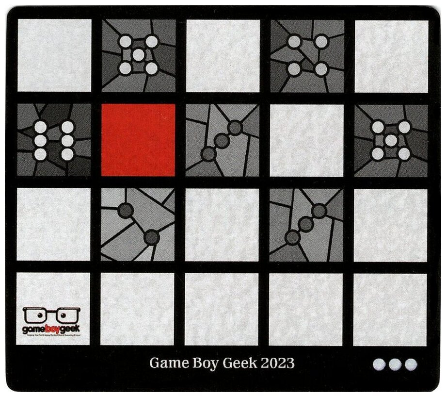 Sagrada - Game Boy Geek 2023 Window Pattern Card - Promo 22