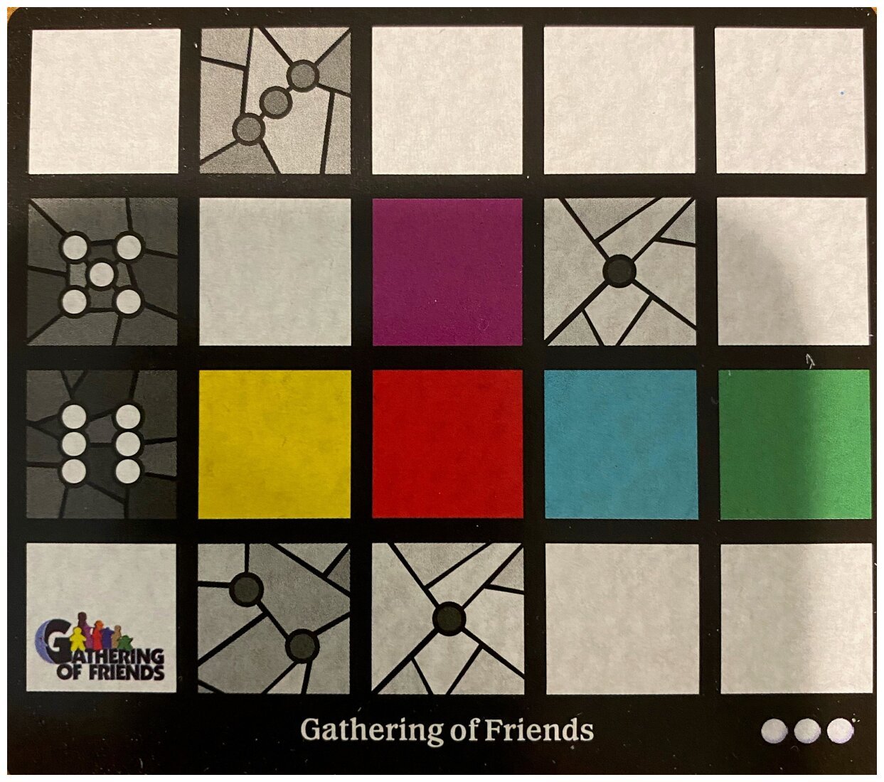 Sagrada -  Gathering of Friends 2021 Window Pattern Card - Promo 17