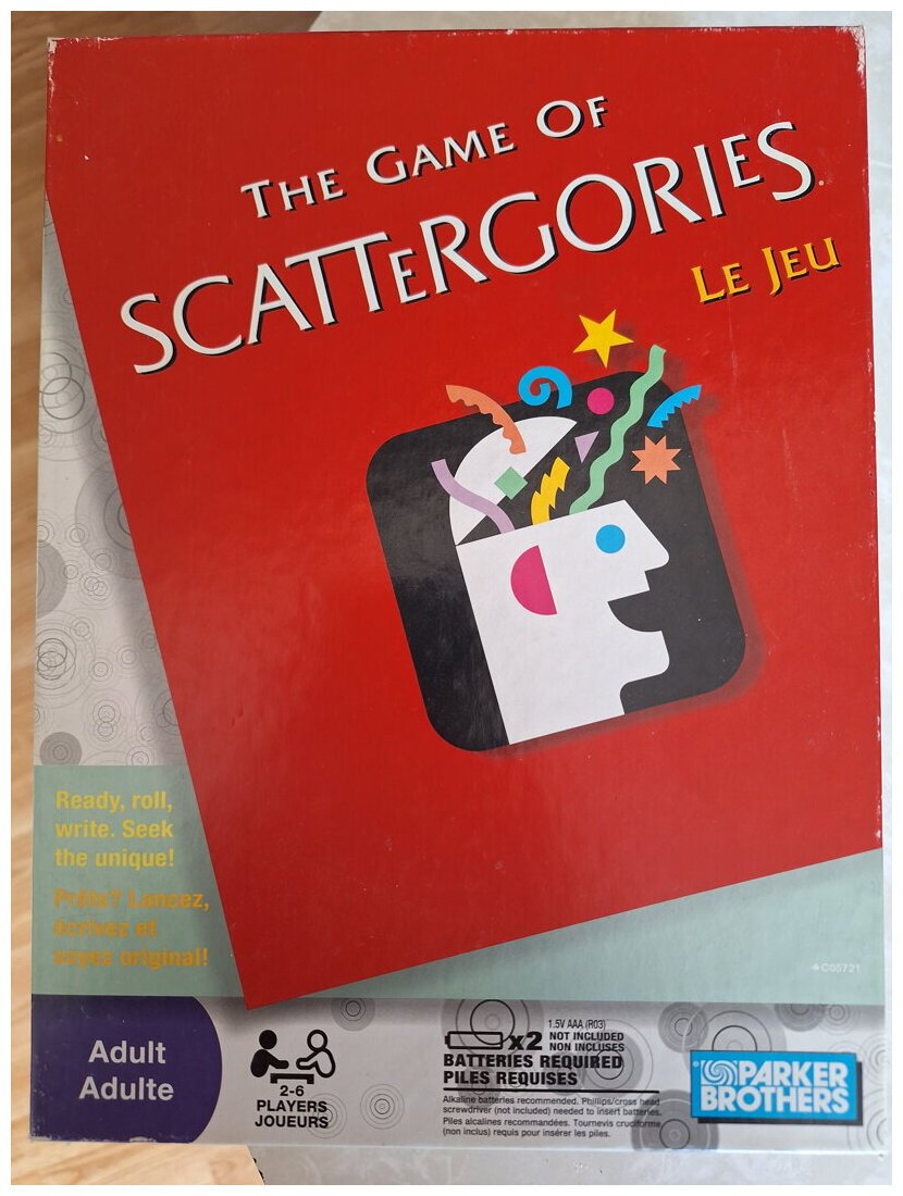 Scattergories - Le jeu