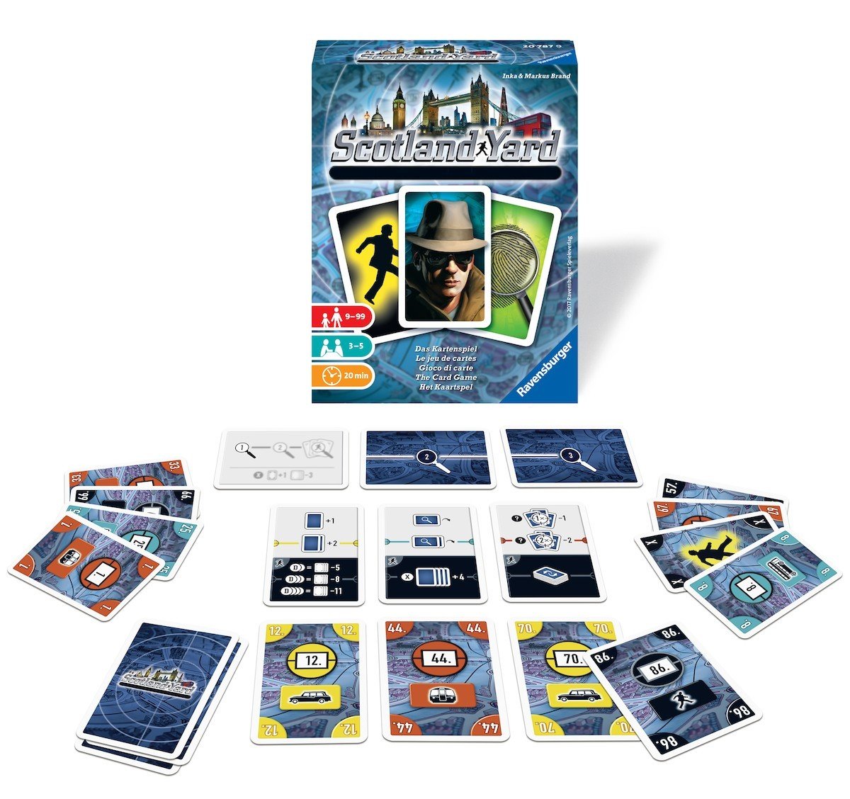 Scotland Yard - le jeu de cartes