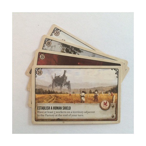 Scythe - Extension "Cartes 'Objectif' promotionnelles n° 24 à 27" (promo pack #3)