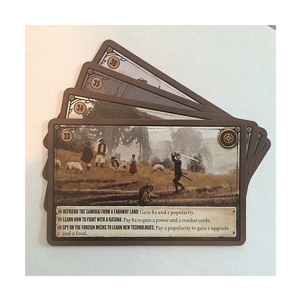 Scythe - Extension "Cartes 'Rencontre' promotionnelles n° 33 à 36" (promo pack #2)