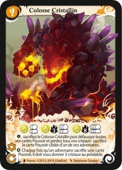 Seasons - Goodie - Carte "Colosse Cristallin - Crystal Titan - Kristalltitan"