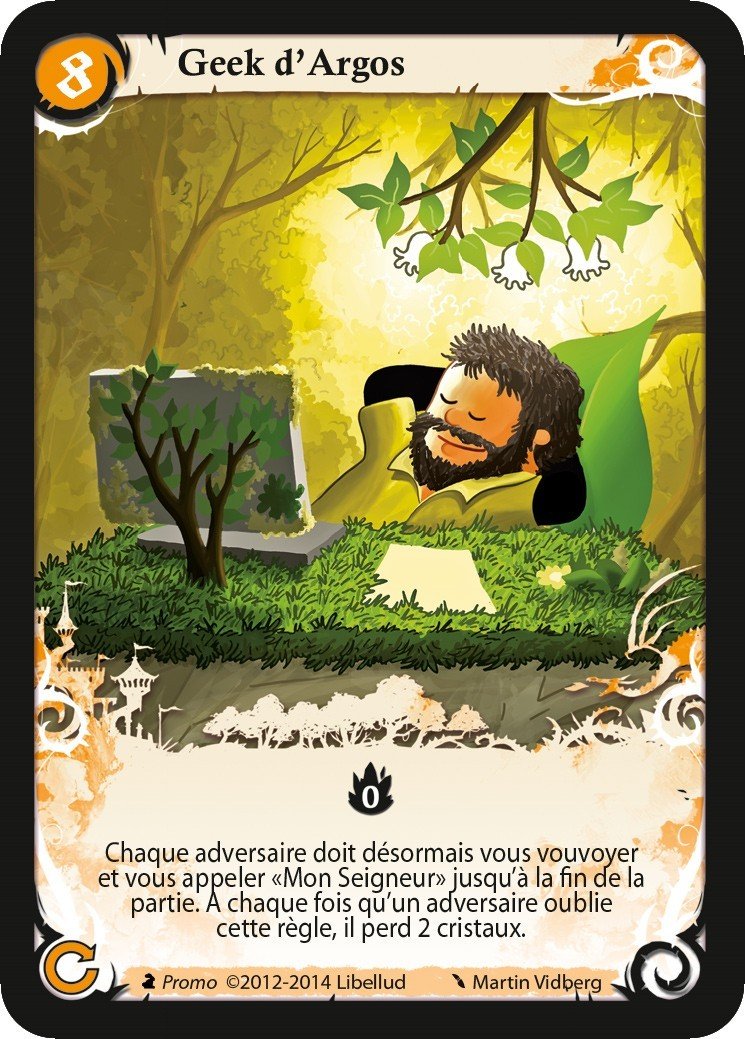 Seasons - Goodie - Carte "Geek d'Argos / Geek of Argos"