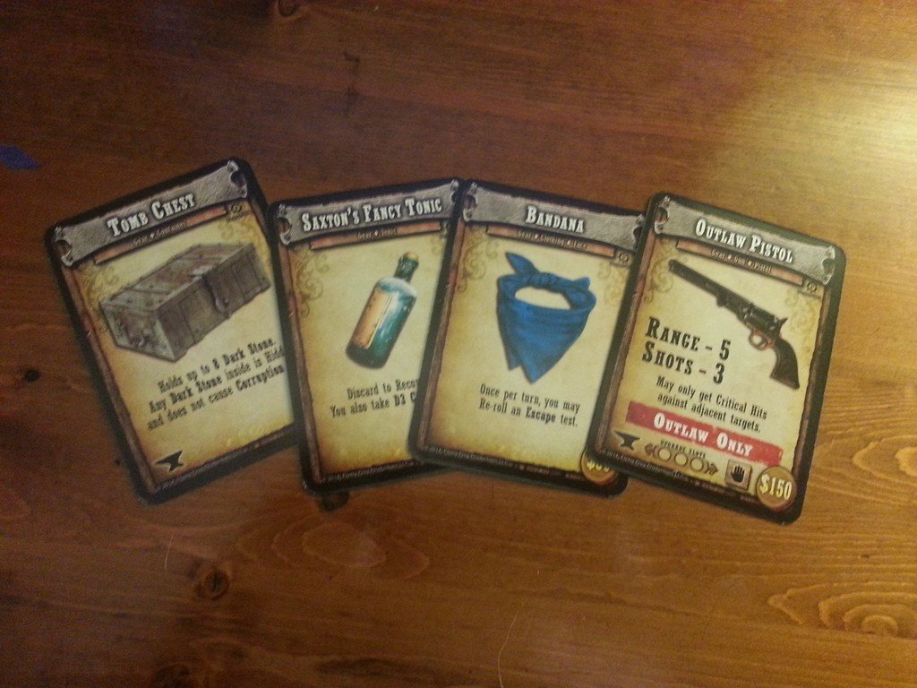 Shadows of Brimstone - Cartes Promos