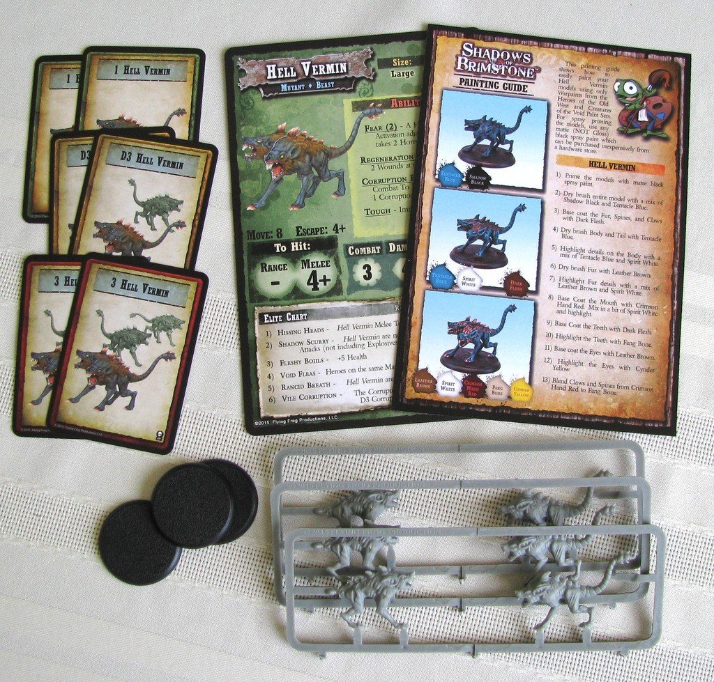 Shadows of Brimstone - Hell Vermin Enemy Pack