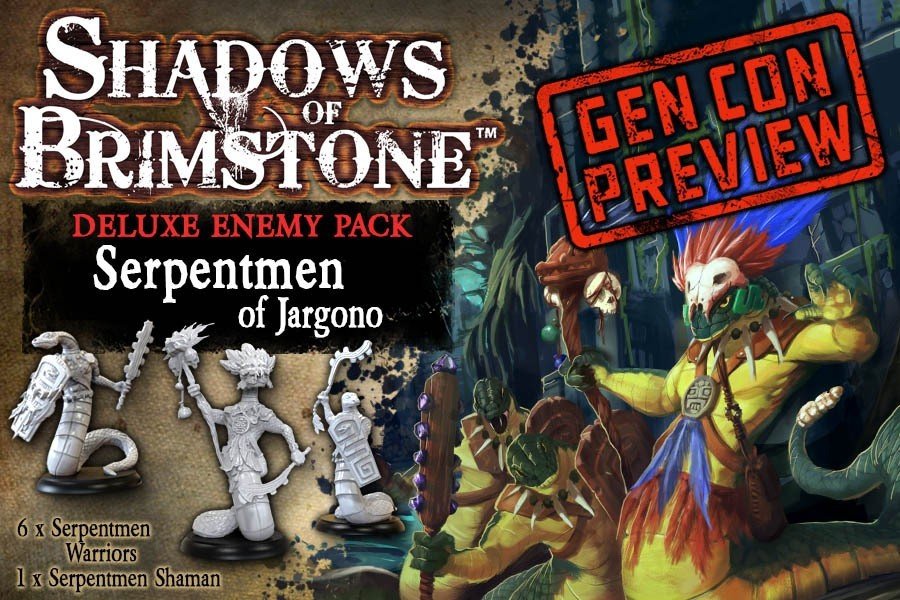 Shadows of Brimstone - Serpentmen of Jargono Deluxe Enemy Pack