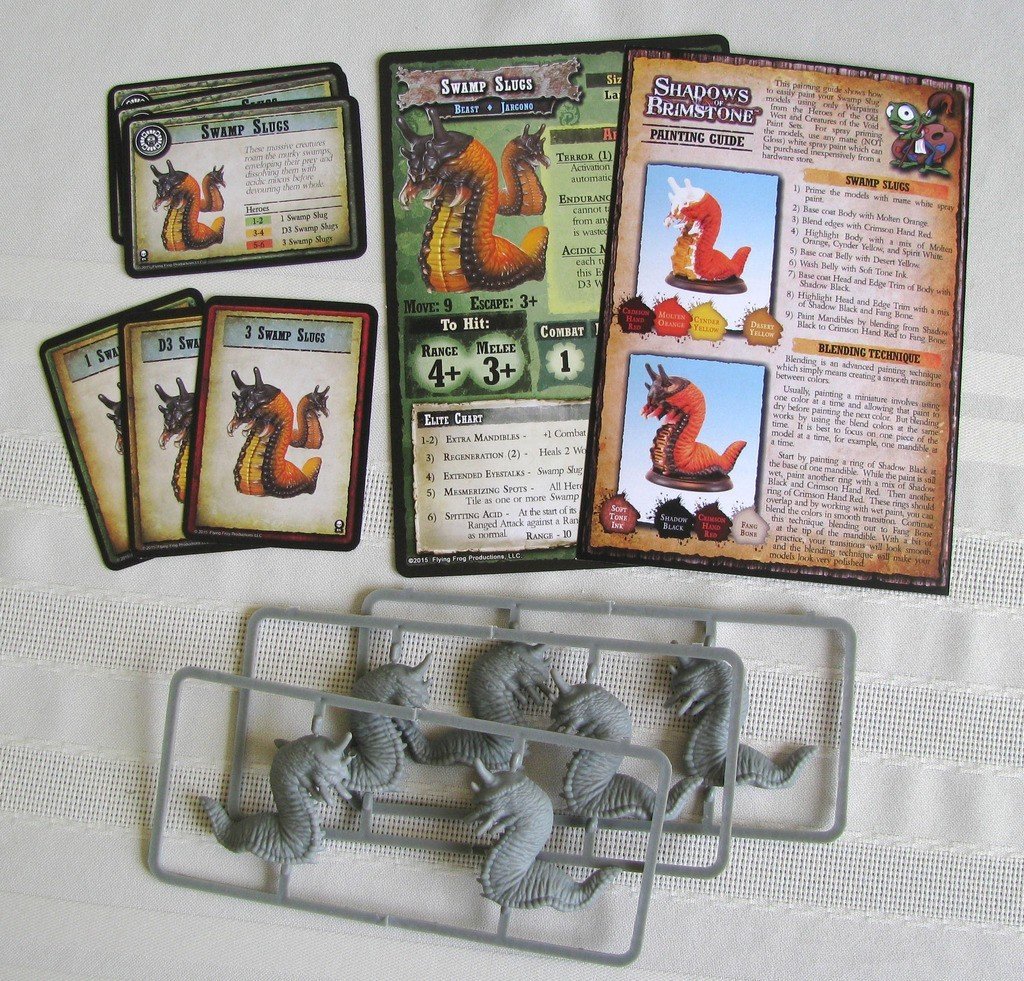 Shadows of Brimstone - Swamp Slugs of Jargono Enemy Pack