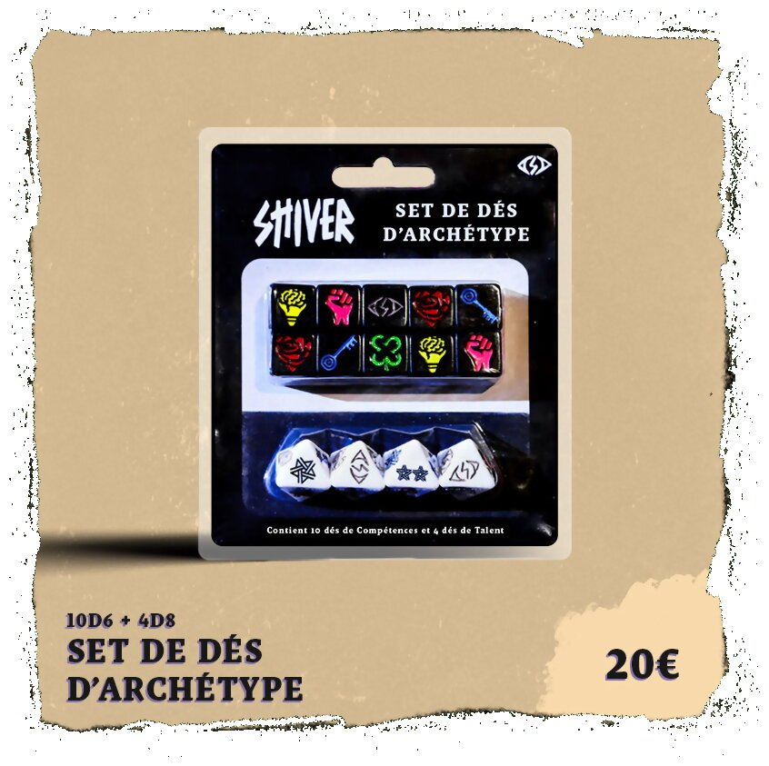 Shiver - Set de dés d'archétype