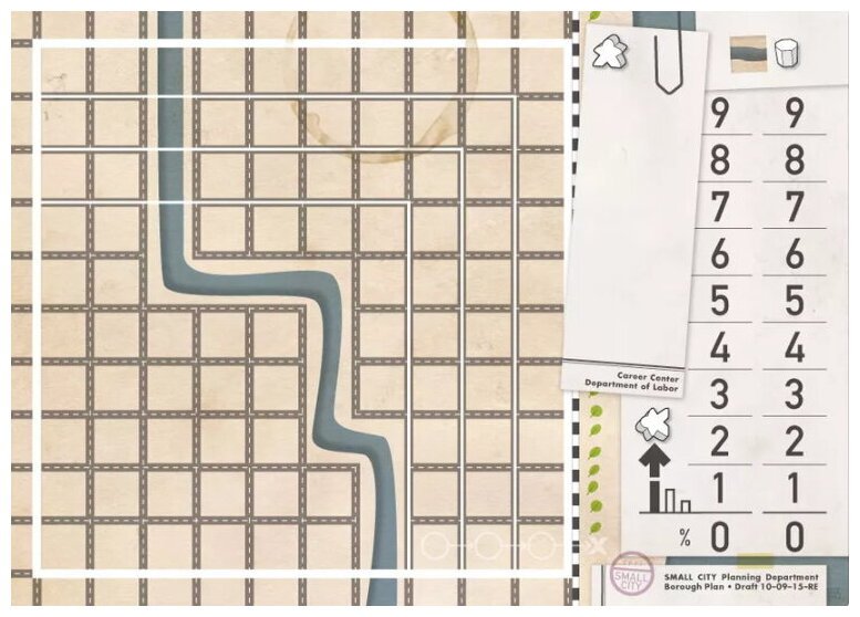 Small City - Player Boards Expansion #2 – The Rivers