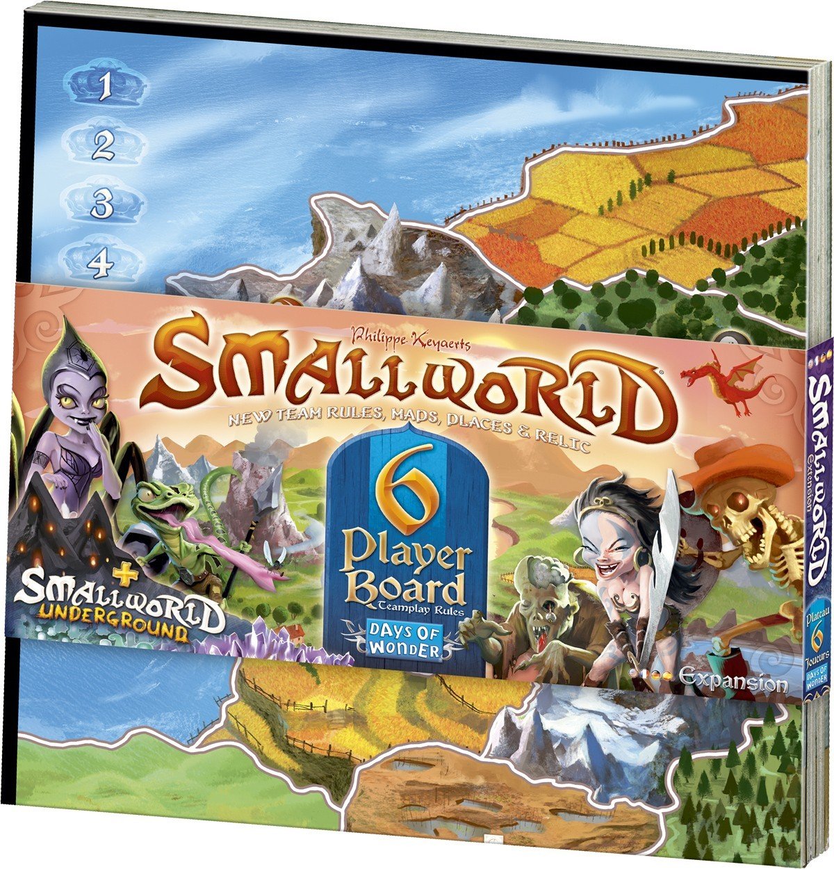 Small World plateau 6 joueurs