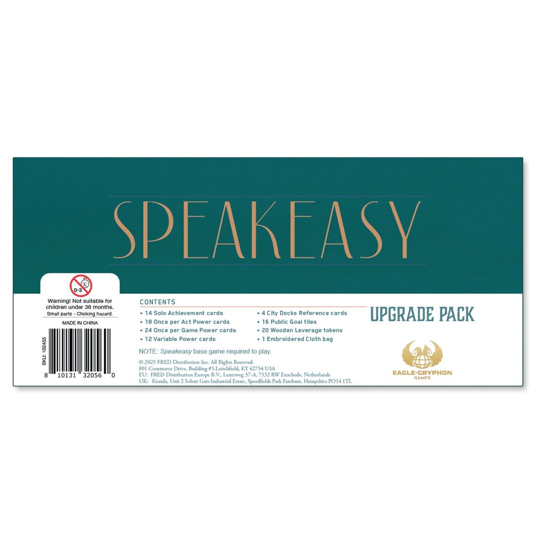 Speakeasy - Upgrade Pack