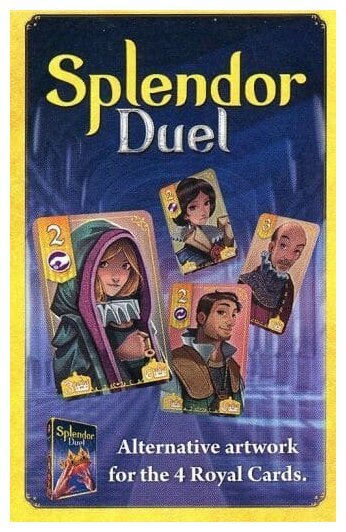 Splendor Duel - Alternative artwork for the 4 Royal Cards