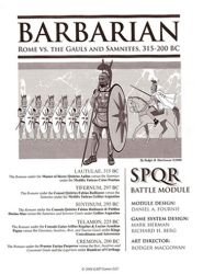 SPQR : Barbarian