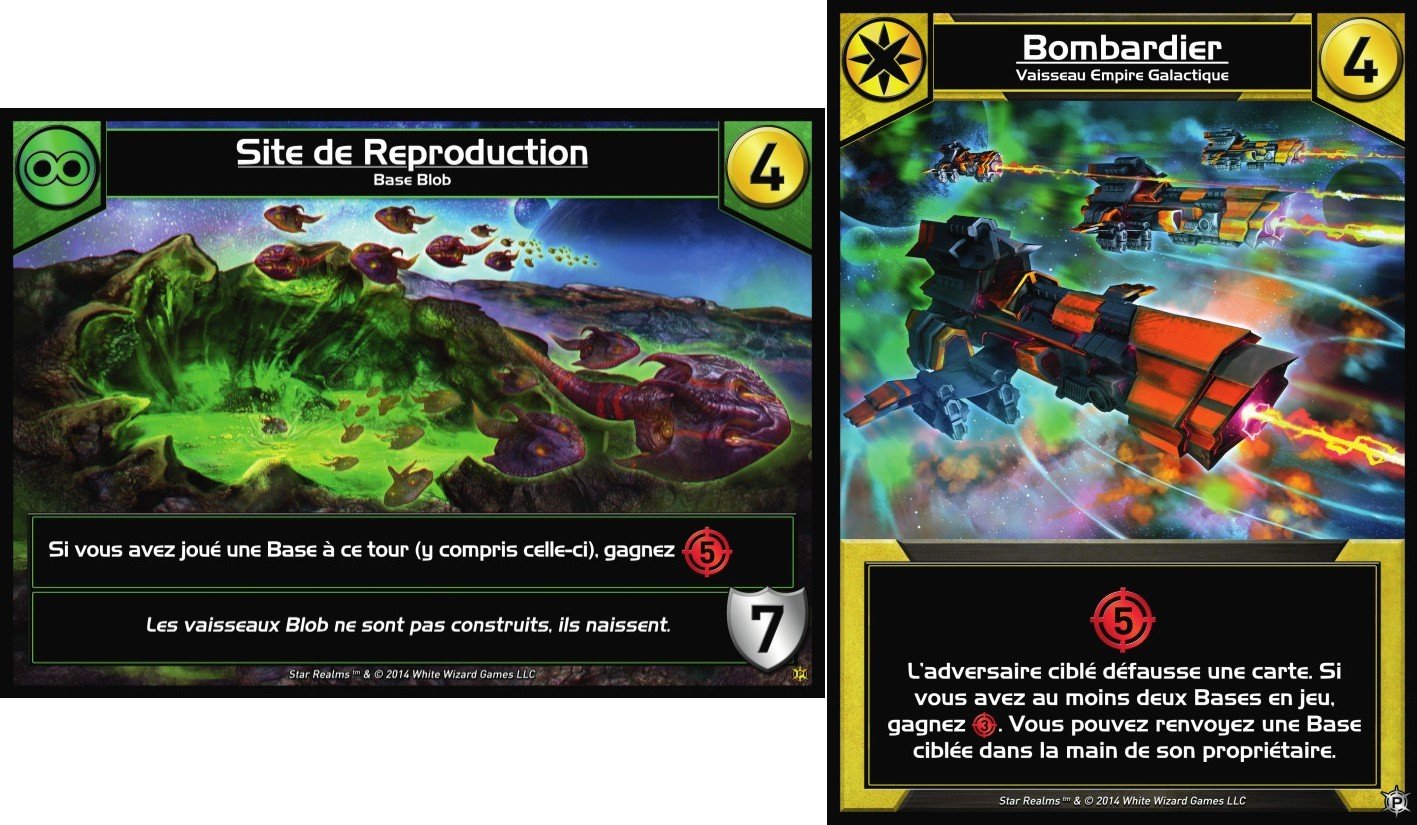 Star Realms : Promo Set "Bombardier & Site de Reproduction"
