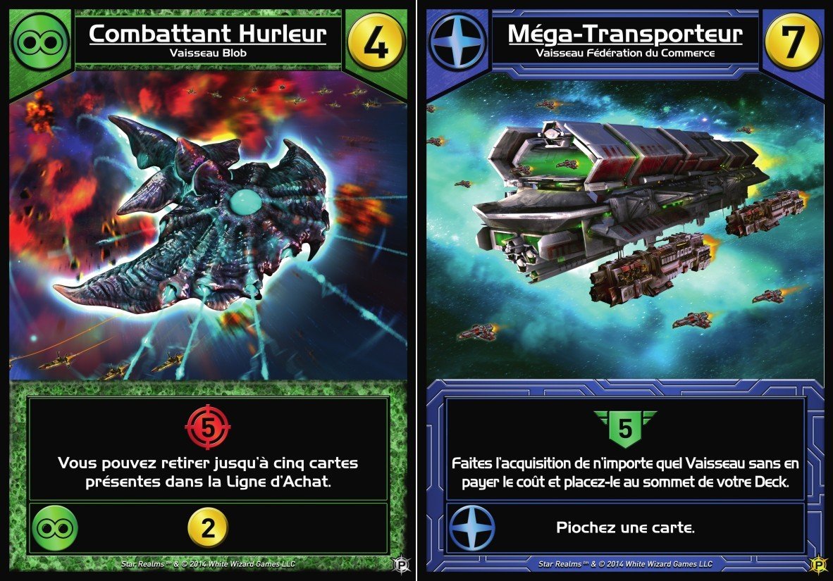 Star Realms : Promo Set "Combattant Hurleur & Méga-Transporteur"