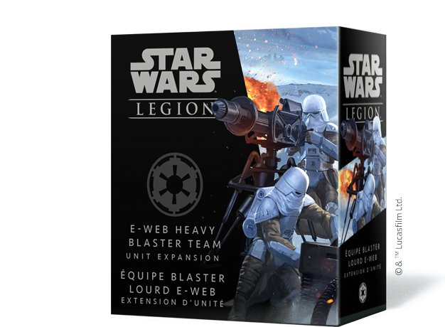 Star Wars Légion : Équipe Blaster Lourd E-Web