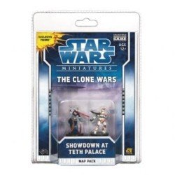 Star Wars Miniatures : The clone Wars : Map Pack : Showdown at Teth Palace