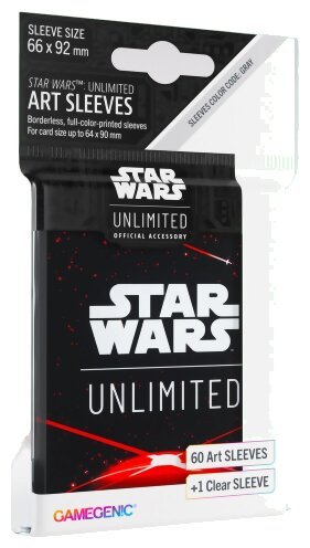 Star Wars Unlimited - 60 Art Sleeves - Space Red - Étincelle de Rébellion
