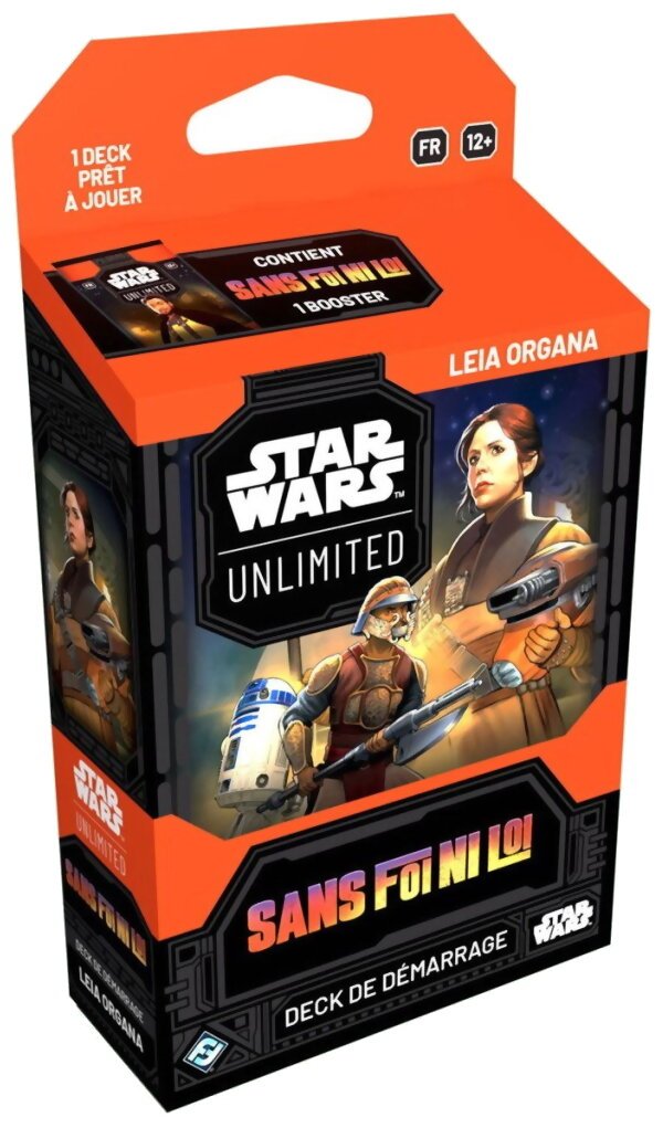 Star Wars Unlimited  - Deck De Démarrage : Leia Organa - Sans Foi Ni Loi