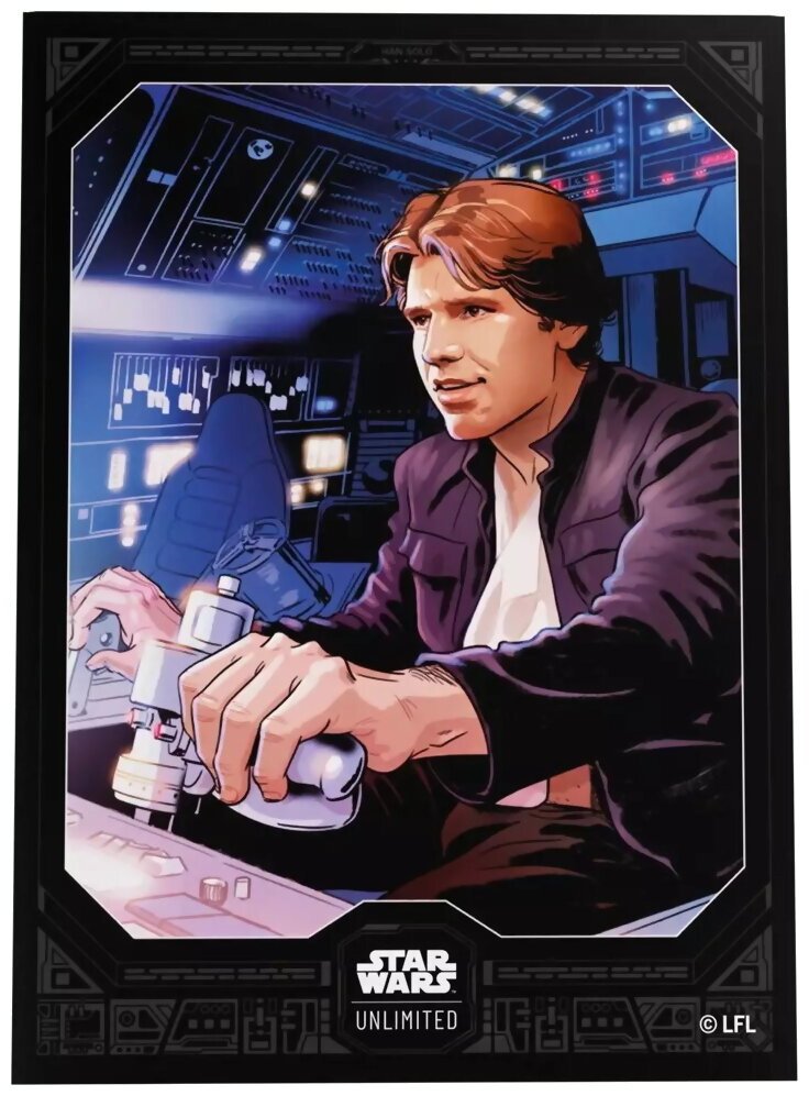 Star Wars Unlimited - Premium Art Sleeves - Han Solo - Passage en Vitesse Lumière