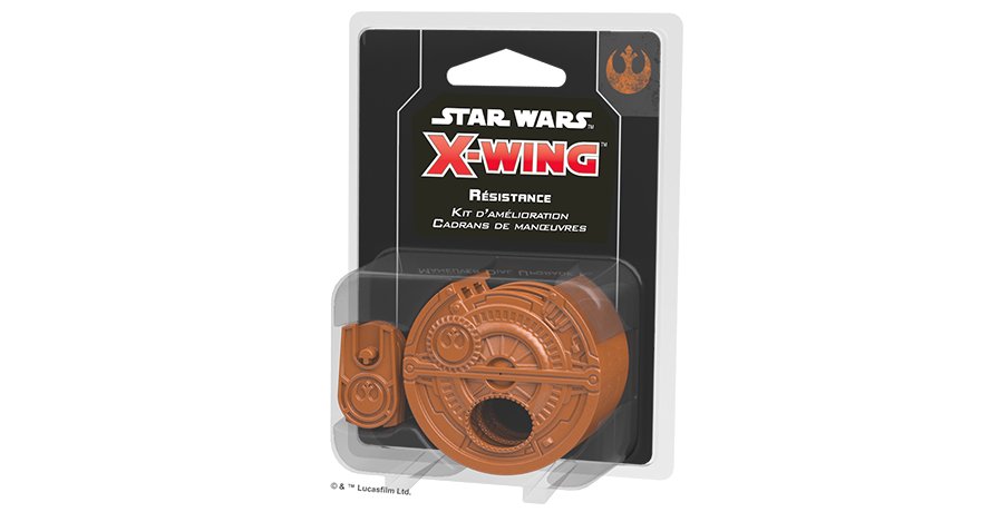 Star Wars : X-Wing 2.0 - Kit d’amélioration Cadrans de manoeuvres Résistance