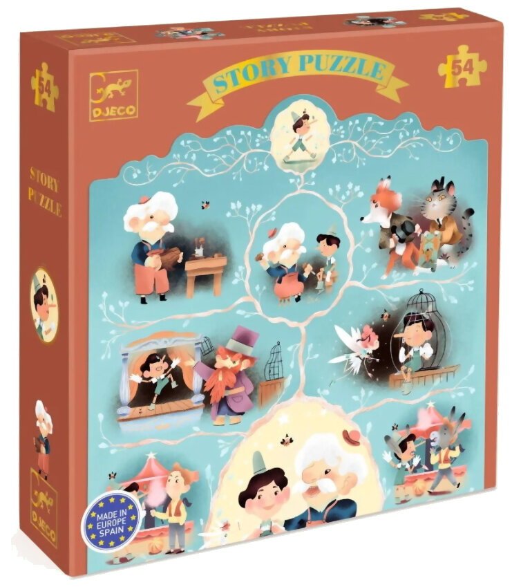 Story Puzzle - Pinocchio - 54 Pièces