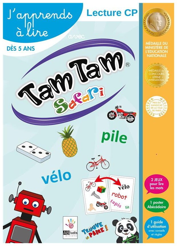 Tam Tam Safari J'apprends À Lire - Cherche Et Trouve La Paire - Lecture CP