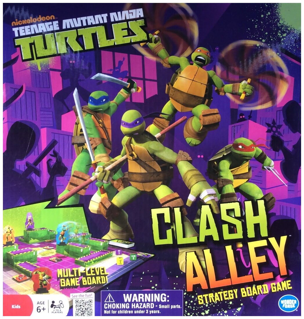 Teenage Mutant Ninja Turtles - Clash Alley - Strategy Board game