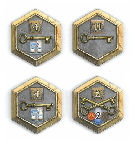 TERRA Mystica : 4 tuiles ville