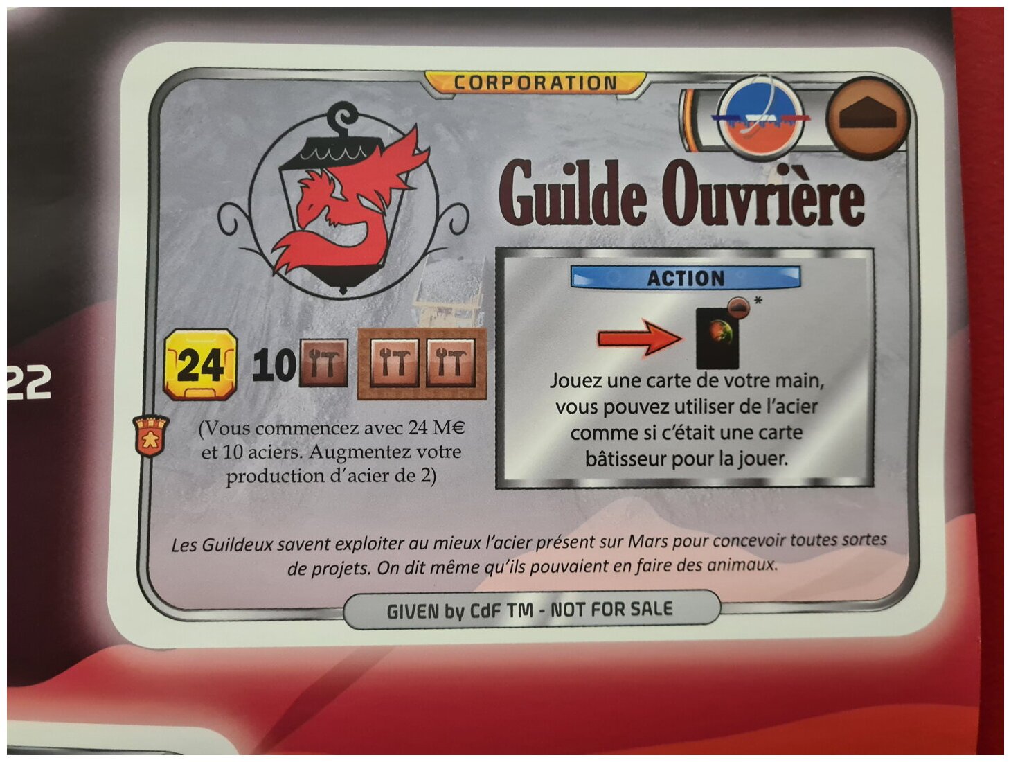 Terraforming Mars - Guilde Ouvrière