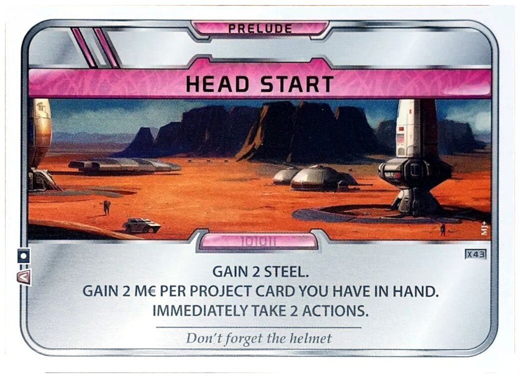 Terraforming Mars - Head Start - X43