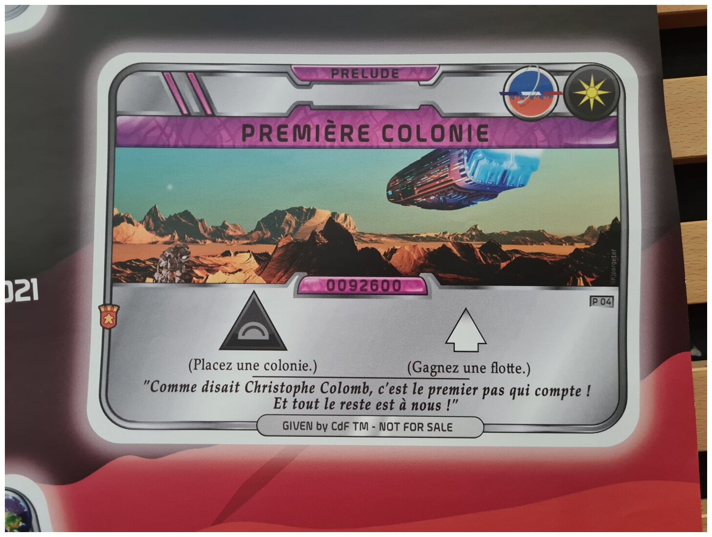 Terraforming Mars - Première Colonie